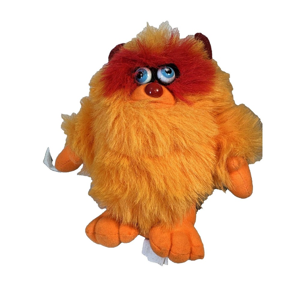 Classic Toy Company Orange 7 inch Monster Plush Vintage